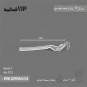چنگال VIP ضخیم یکبار مصرف | لوکس، مقاوم و رستورانی