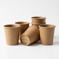 لیوان شات کاغذی کرافت | بسته 50 عددی، مناسب سرو اسپرسو و تست نوشیدنی